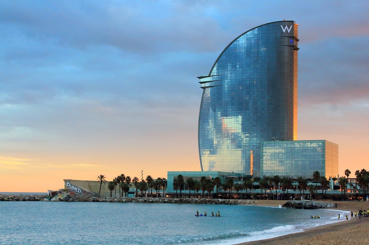 Spanish Teacher. Barcelona Beach